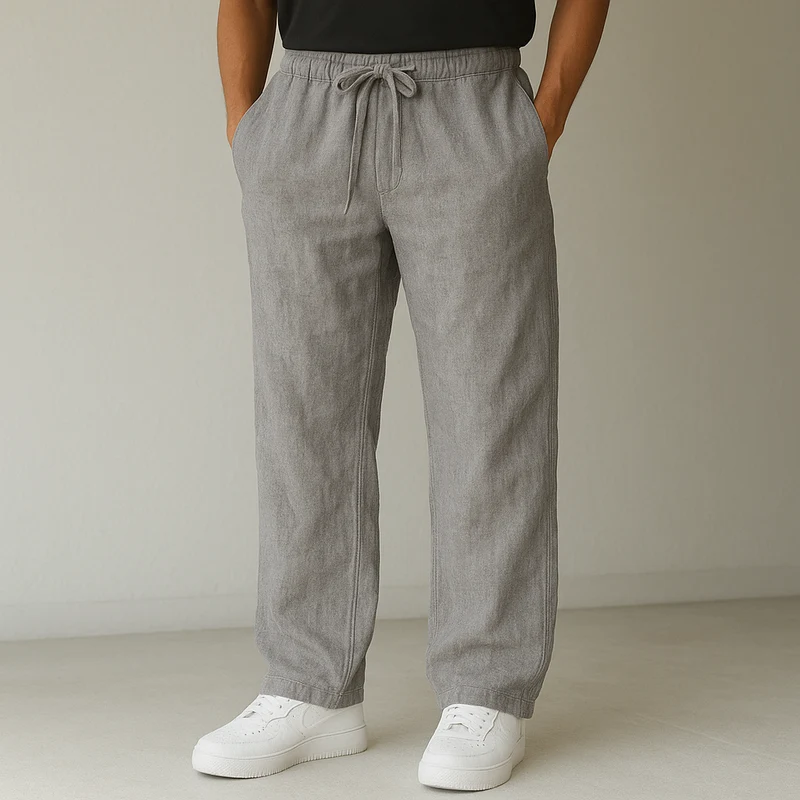 Alveno™ – Leichte Leinenhose mit verstellbarem Bund