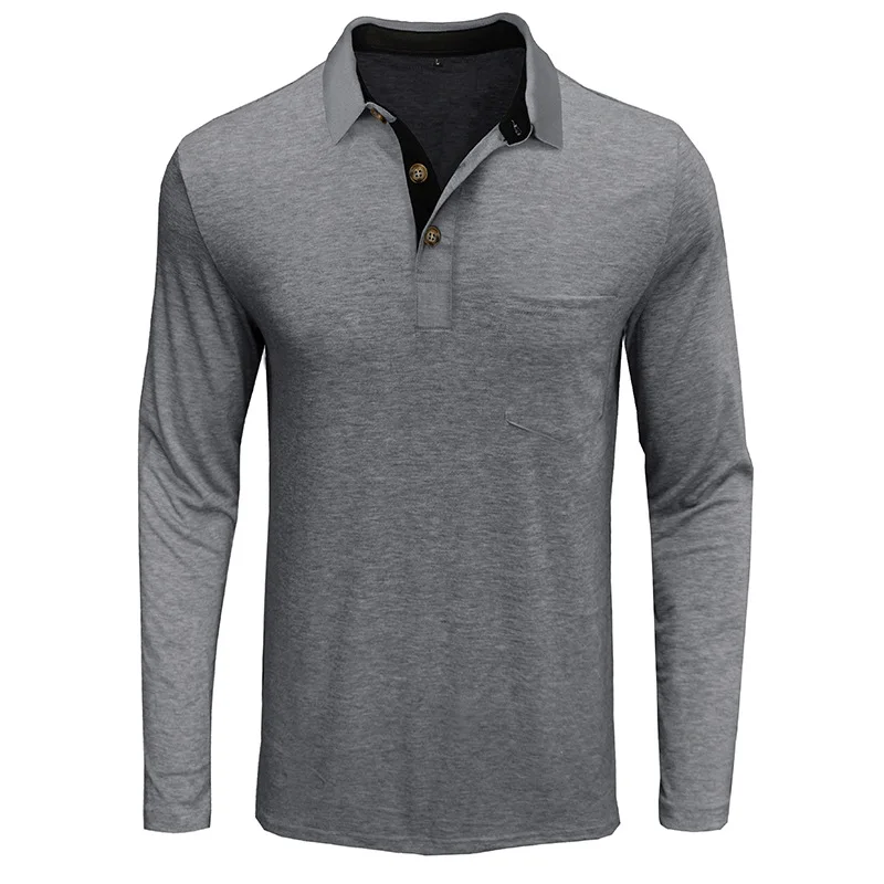 Jörg™ | Herren Langarmshirt in Unifarbe