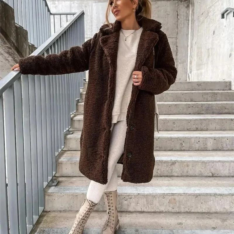 Isabel | Lässige Damen-Teddyjacke trendy & warm