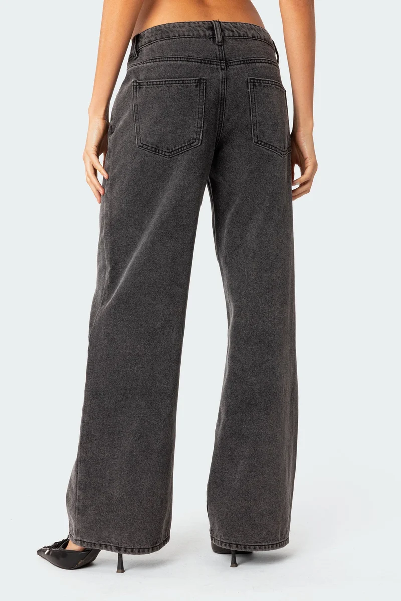 Nina | Damen-Low-Jeans Retro modern & lässig