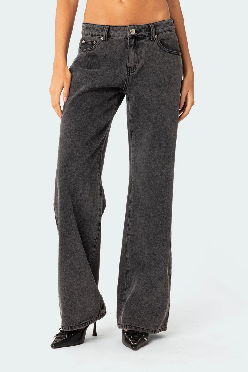 Nina | Damen-Low-Jeans Retro modern & lässig