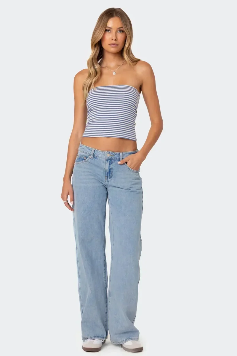 Nina | Damen-Low-Jeans Retro modern & lässig