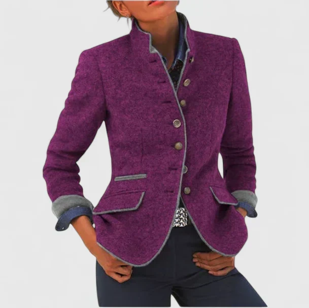 LUCIE™ / ELEGANTE STRUKTURIERTE STRICKJACKE