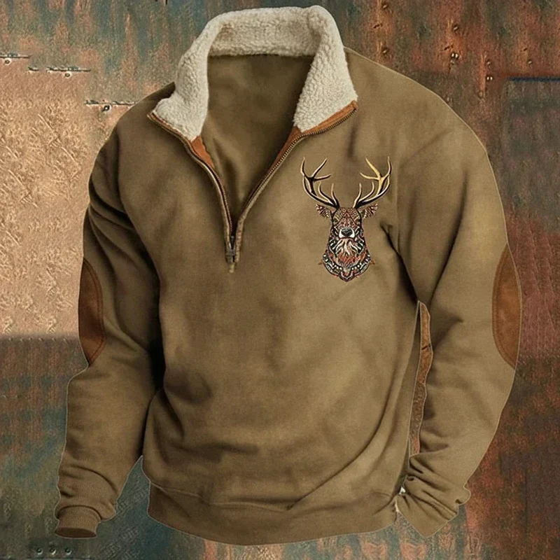 Darven™ | Pullover Nordique Cerf – Outdoor-Stil & angenehme Wärme