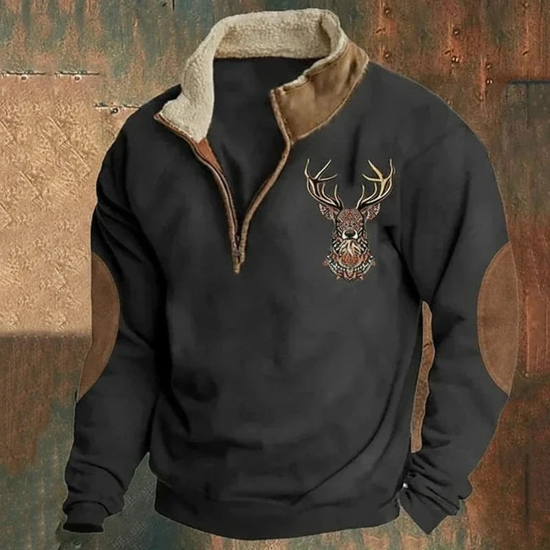 Darven™ | Pullover Nordique Cerf – Outdoor-Stil & angenehme Wärme