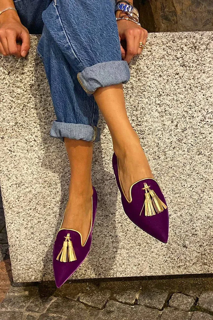 PORTIA - MOKASSINS MIT BOHO-FRANSEN