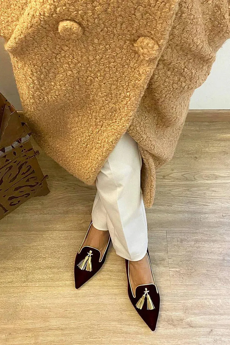 PORTIA - MOKASSINS MIT BOHO-FRANSEN