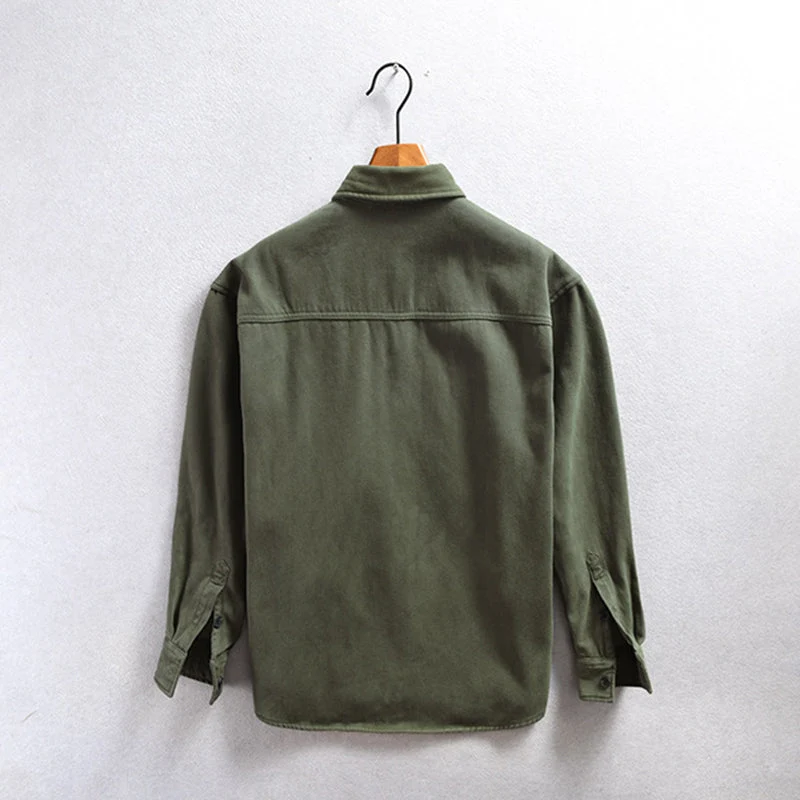 CARL™ | FLEECE-UBERHEMD IM CARGO-STIL