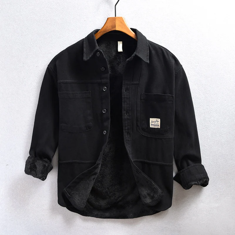 CARL™ | FLEECE-UBERHEMD IM CARGO-STIL