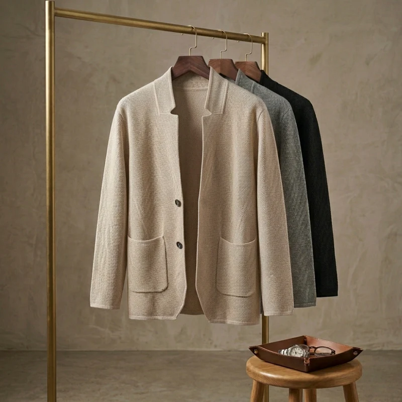 Jonas - Moderner Strickblazer