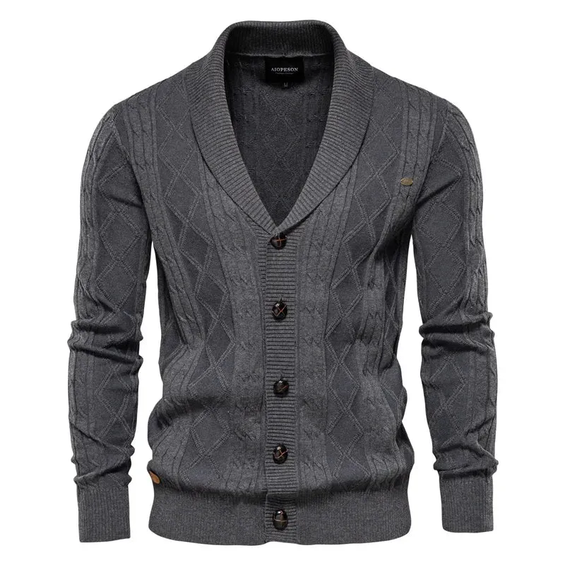 Waldemar - Herren-Cardigan mit Knopfleiste