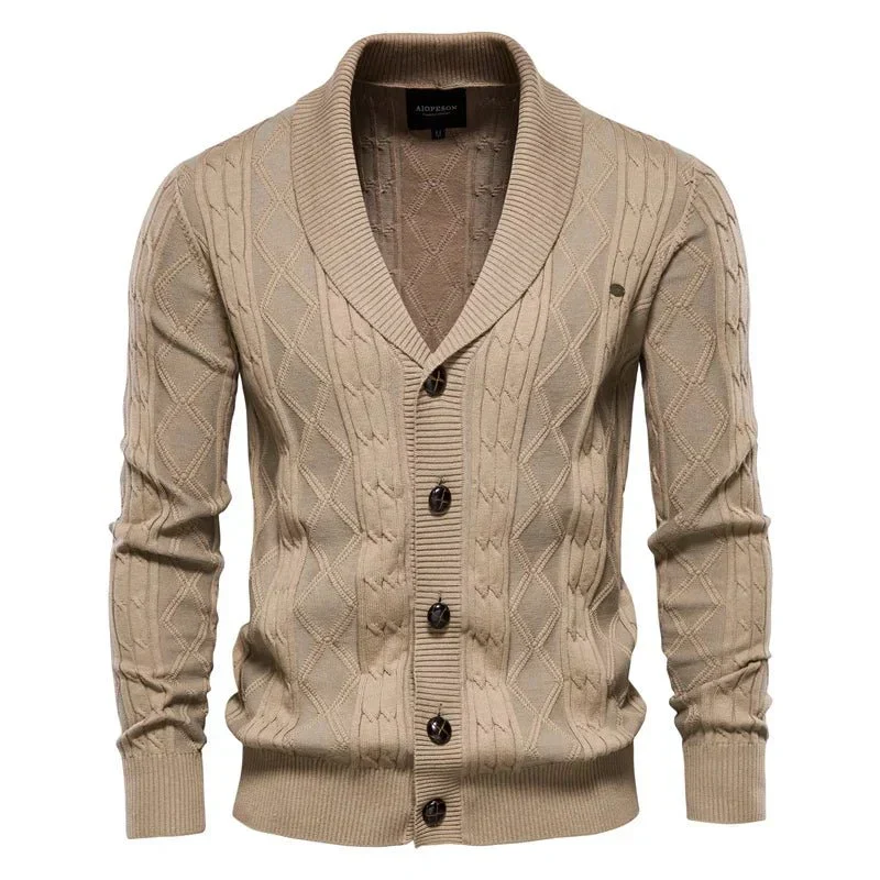 Waldemar - Herren-Cardigan mit Knopfleiste