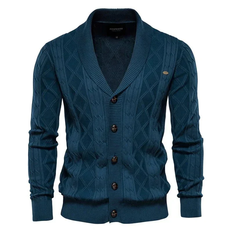 Waldemar - Herren-Cardigan mit Knopfleiste