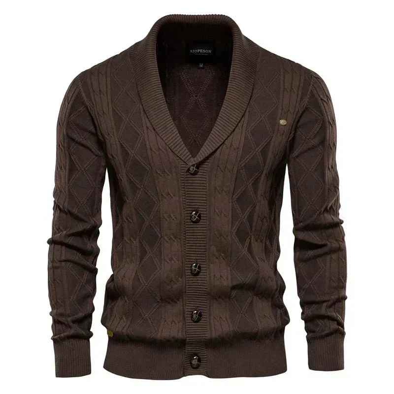 Waldemar - Herren-Cardigan mit Knopfleiste