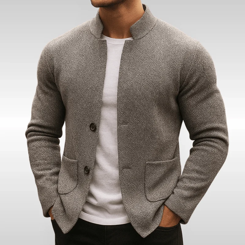 LAU | STRICKWESTE MIT STRUKTUR FÜR HERREN