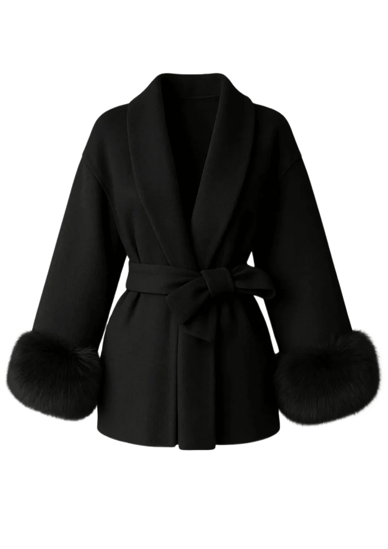 ARCTIC GRACE – ELEGANTER WOLLMANTEL FÜR DAMEN