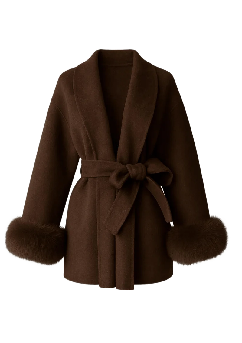 ARCTIC GRACE – ELEGANTER WOLLMANTEL FÜR DAMEN