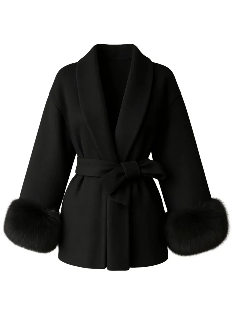 ARCTIC GRACE – ELEGANTER WOLLMANTEL FÜR DAMEN