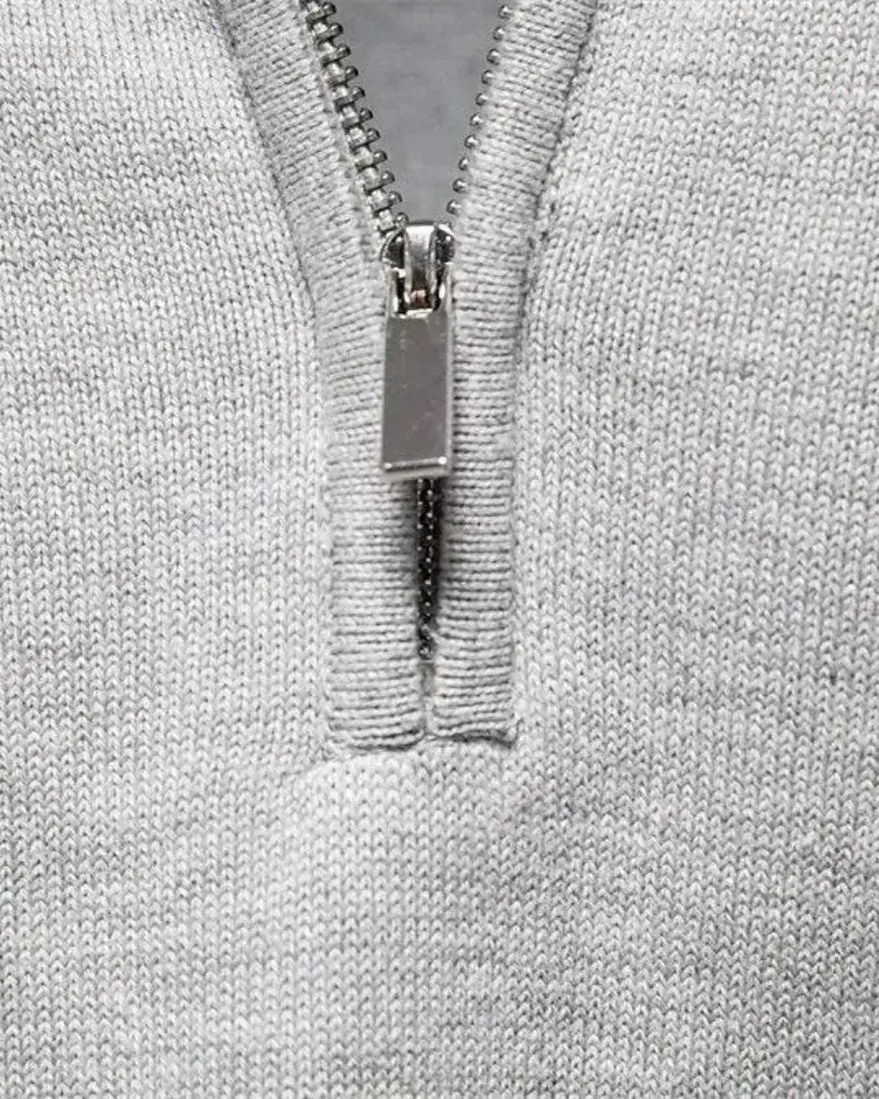 JÖRG™ | HALBGESCHLOSSENER PULLOVER