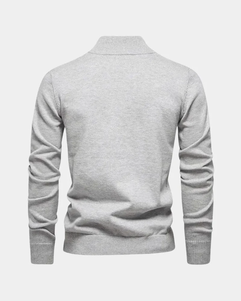 JÖRG™ | HALBGESCHLOSSENER PULLOVER