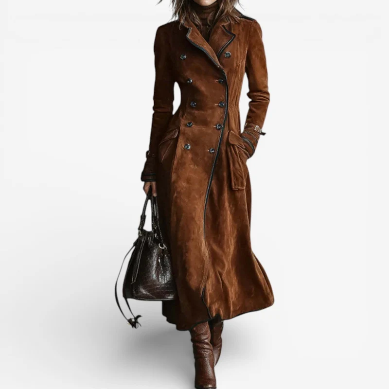 nathaly™-Trenchcoat-elegant-aus-Wildlederimitat
