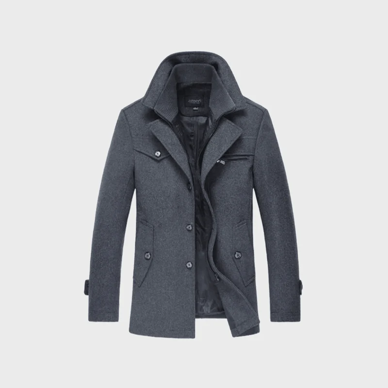 ANDRE | KLASSISCHER WOLLMANTEL IM PEACOAT-STIL