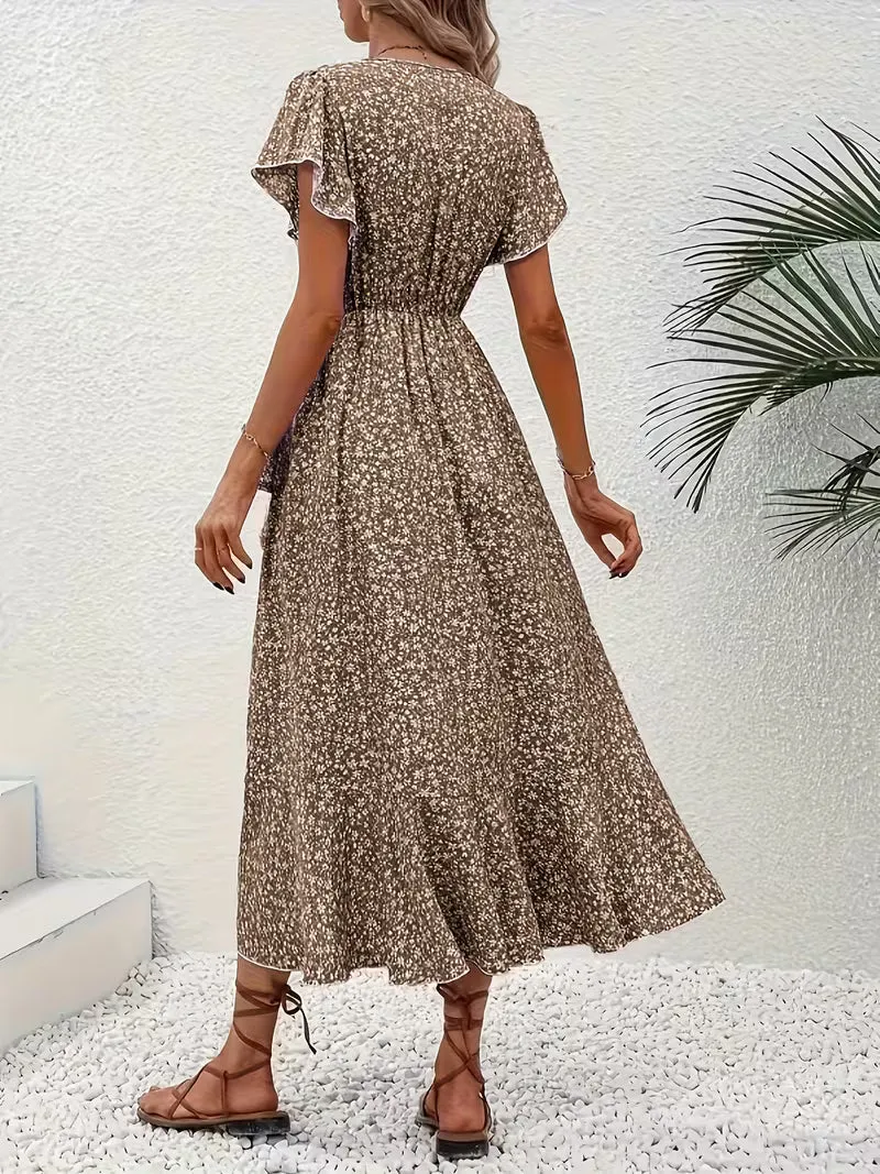 Elara | Fließendes, Bauch-umspielendes Wickelkleid