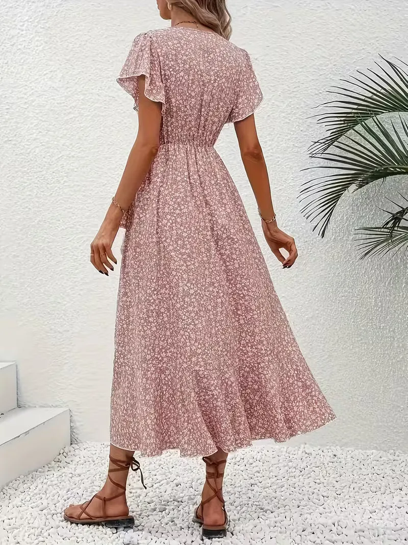 Elara | Fließendes, Bauch-umspielendes Wickelkleid