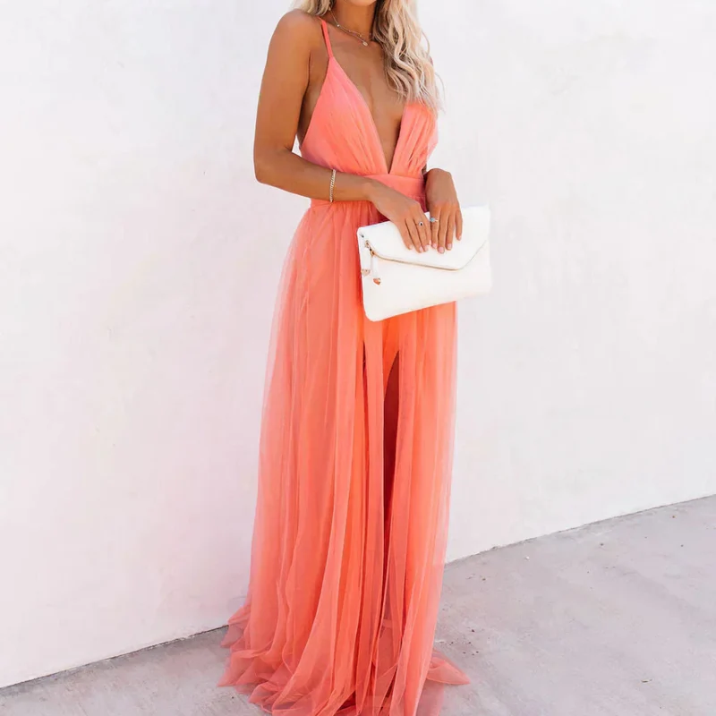 Remia | Maxikleid Lumière Koralle