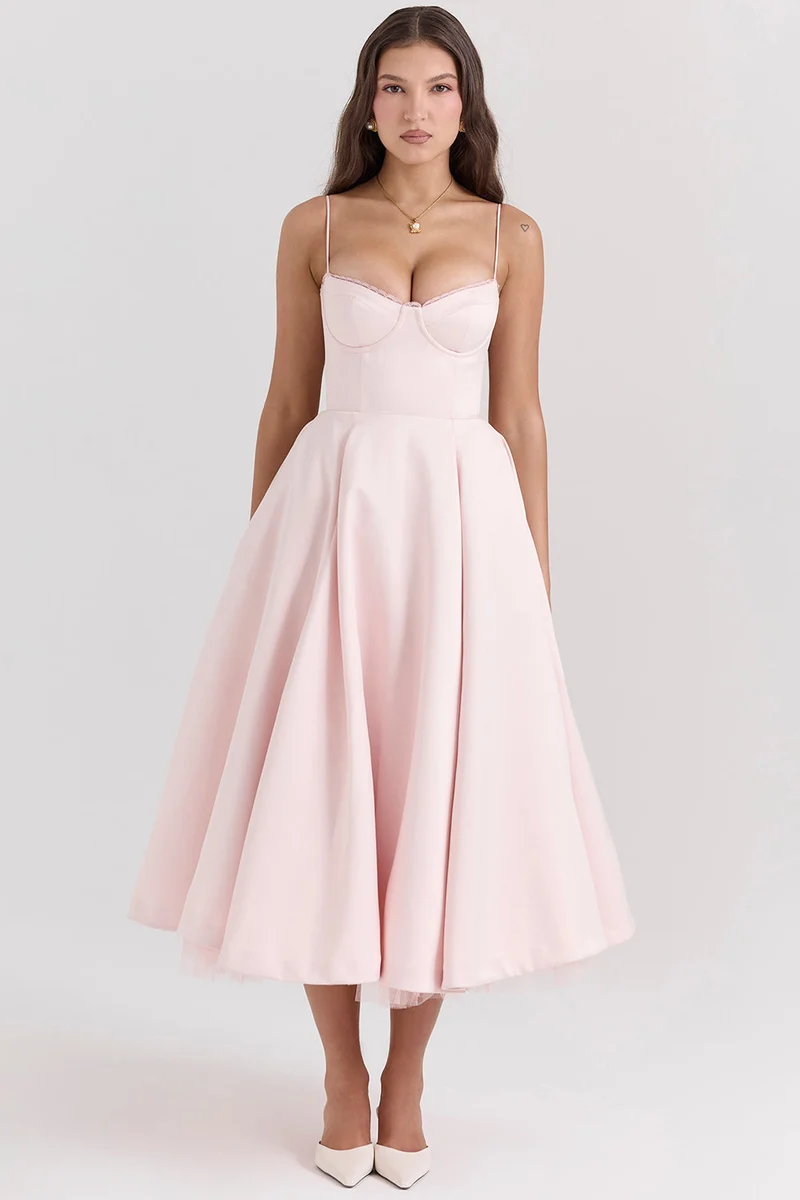 Evelina – mittellanges Kleid