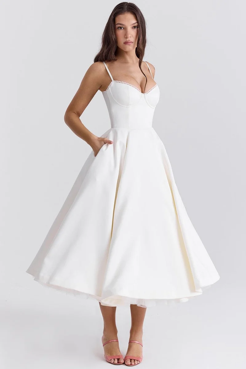 Evelina – mittellanges Kleid