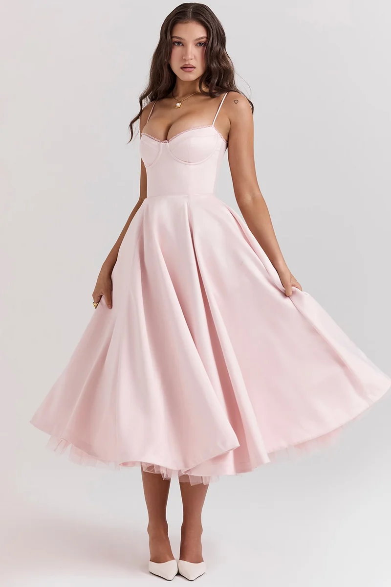 Evelina – mittellanges Kleid
