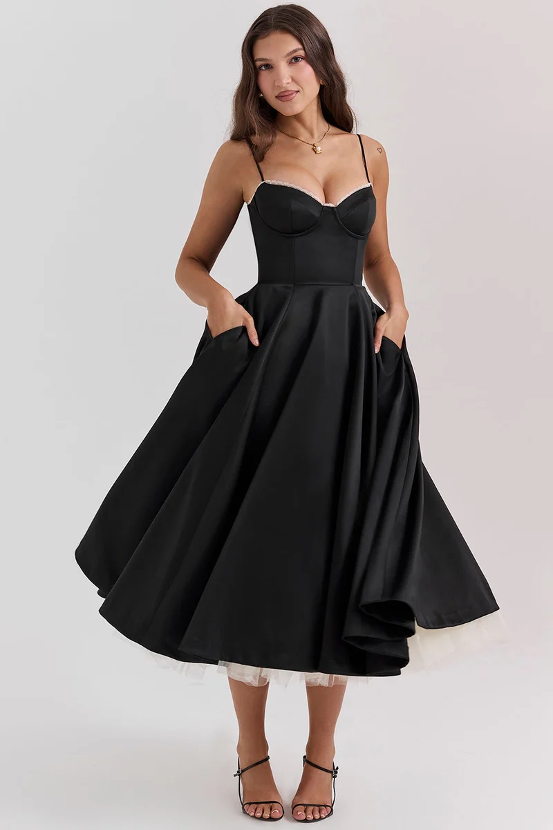 Evelina – mittellanges Kleid