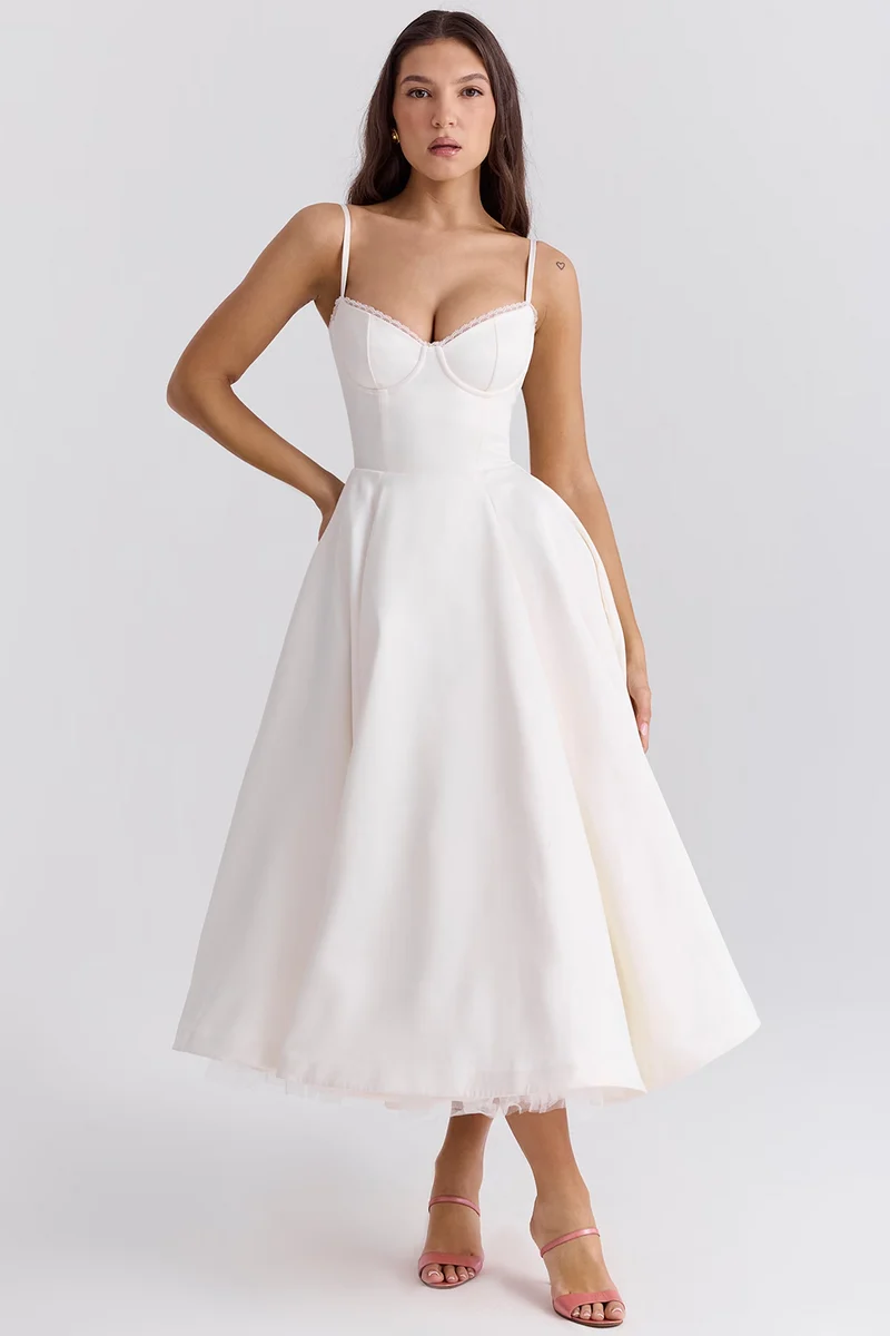 Evelina – mittellanges Kleid