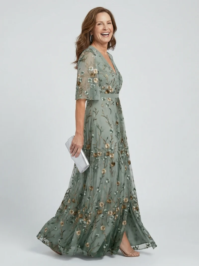 Selora | Halter Bloom Flow Maxi Kleid