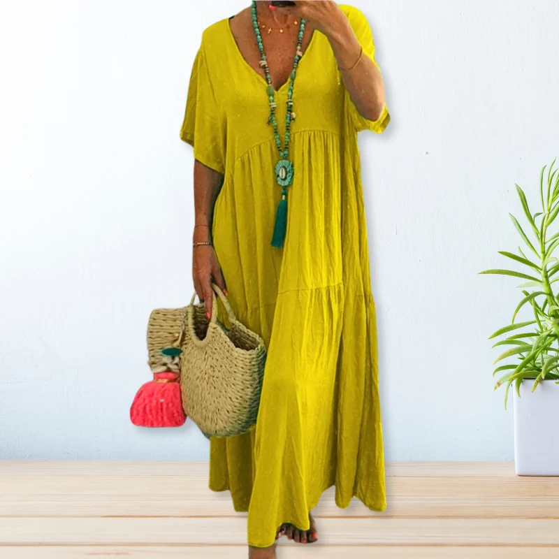 Maelis | Baumwolle-Leinen Kleid