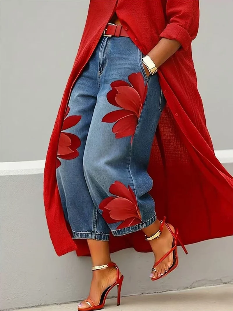 Sophia - Elegante Blumenhose