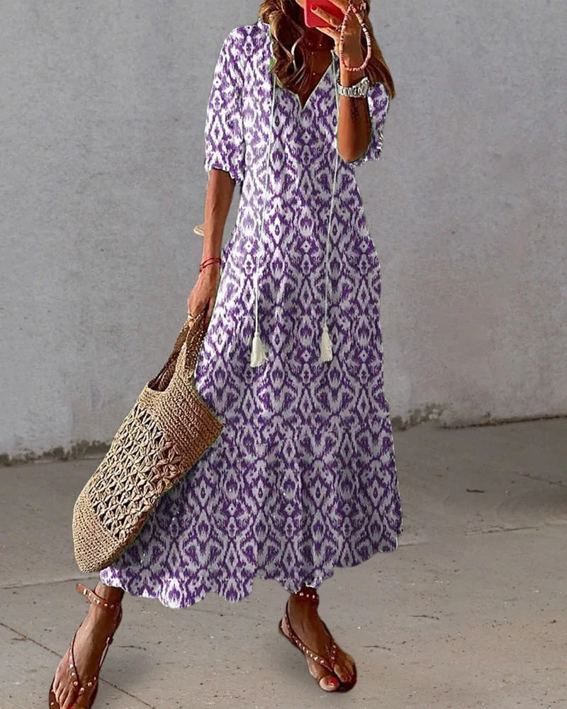 Sophia - Boho Vintage Sommerkleid