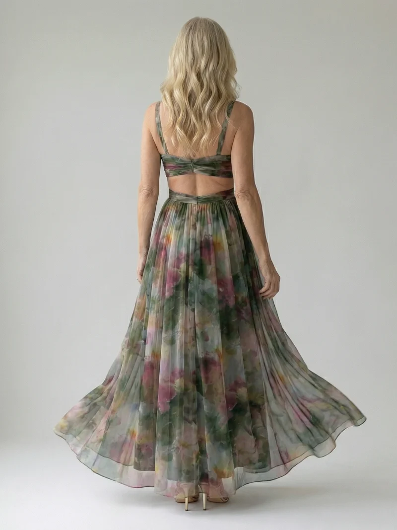 Isel | Soft Wrap Maxikleid