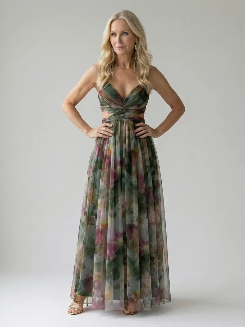 Isel | Soft Wrap Maxikleid