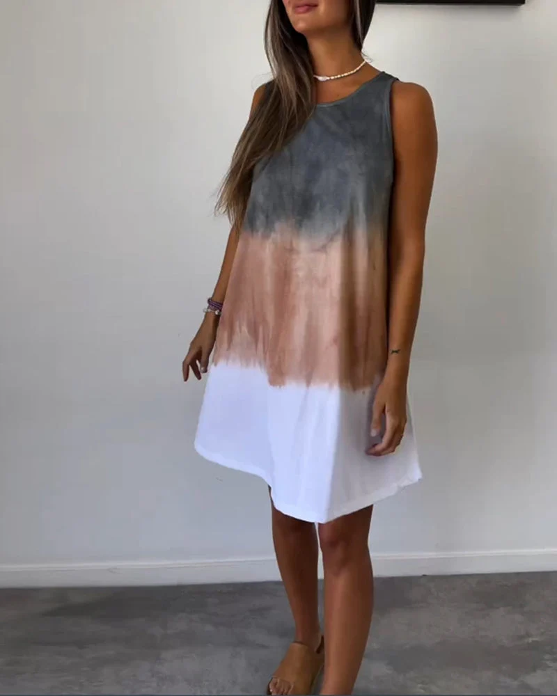 Vionette - Lässiges Gradient Kleid
