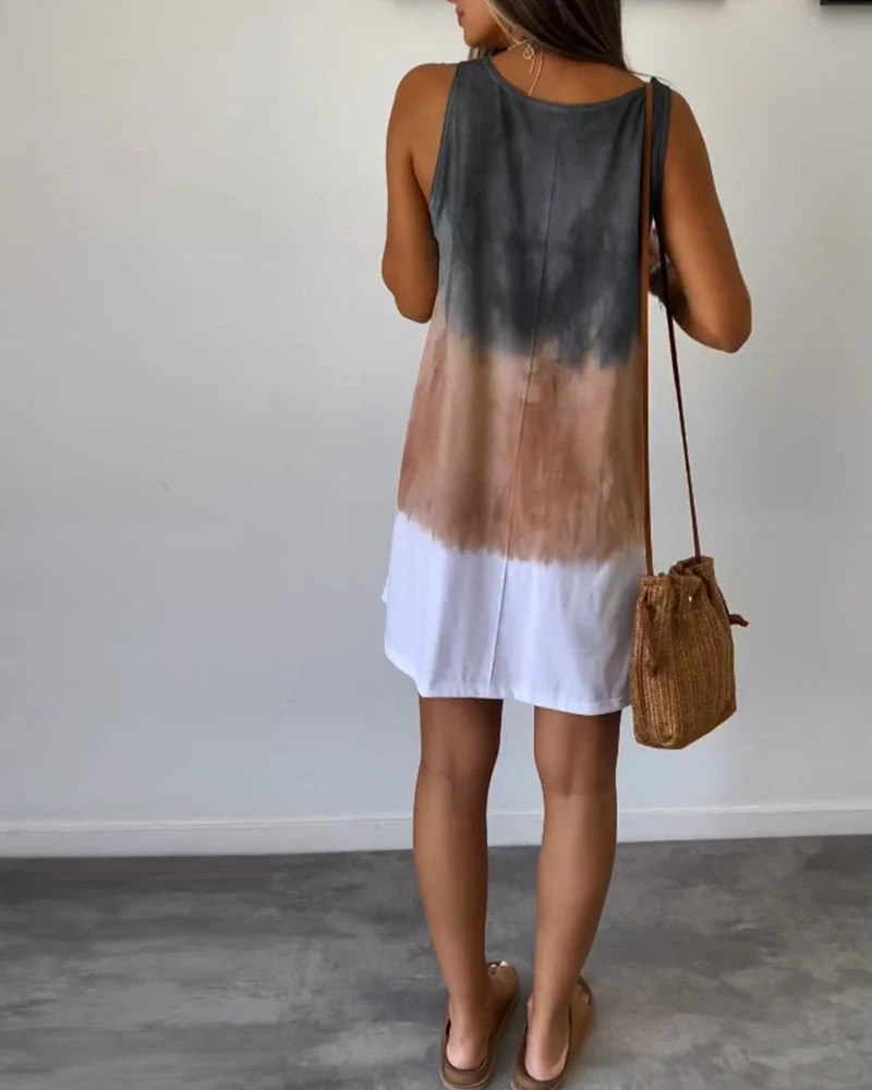 Vionette - Lässiges Gradient Kleid