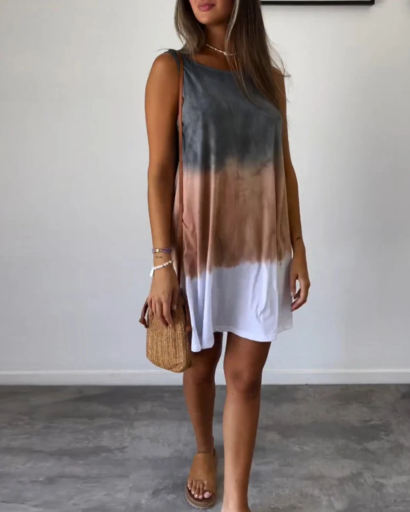 Vionette - Lässiges Gradient Kleid