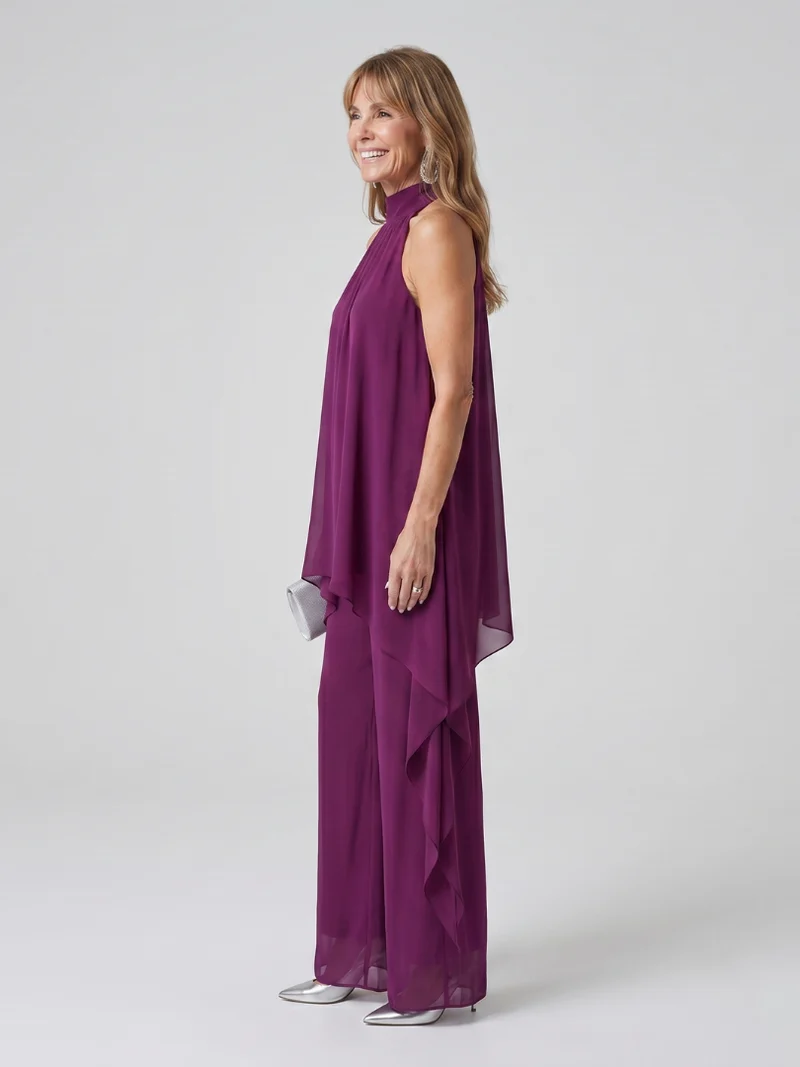 Bearim | Halter Neck Asymmetrisches Tunika-Set