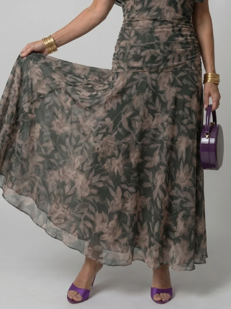 Calen | Off-Shoulder Midi-Kleid