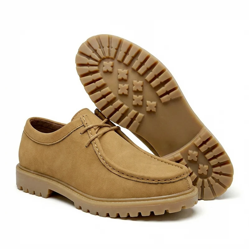 Jasson – Schnürschuhe Aus Wildleder mit Mokassin-Spitze