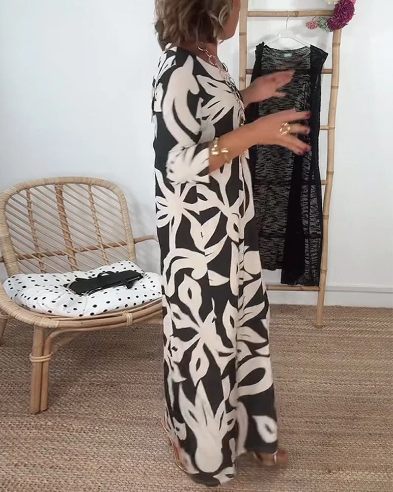 Ysabel - Abstraktes Muse Kleid