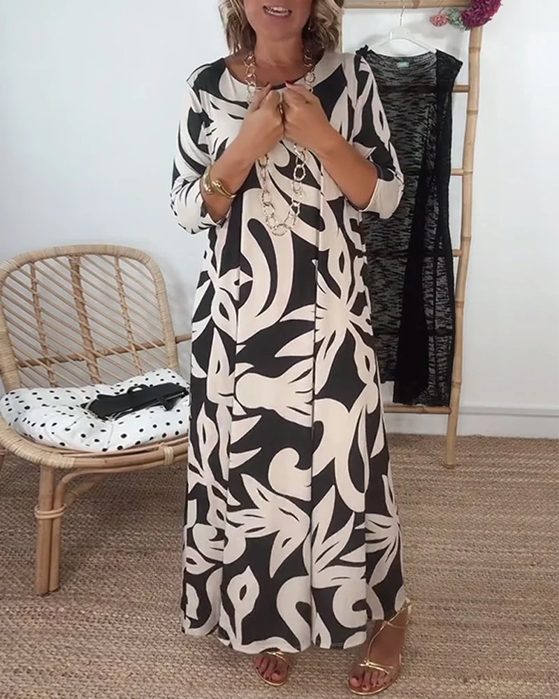 Ysabel - Abstraktes Muse Kleid