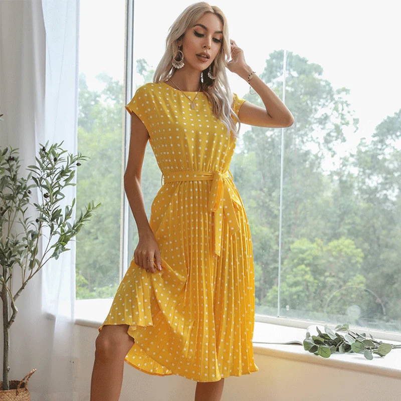 Beth - Polka Bloom Kleid