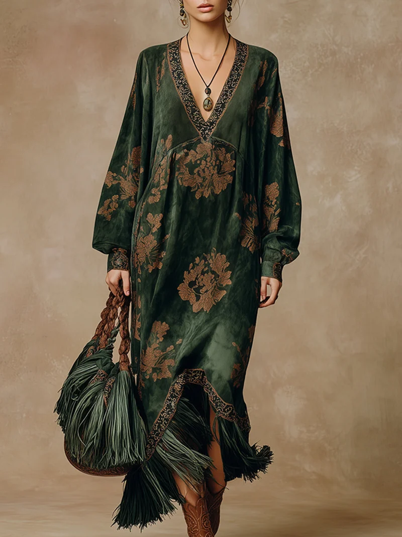 Klassisches Vintage-inspiriertes Kleid